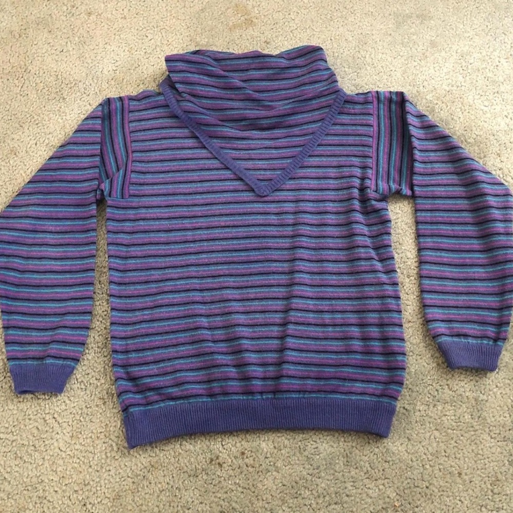 Claiborne Multicolor Striped Sweater
